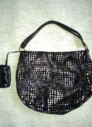 Тканевая сумка с кошельком