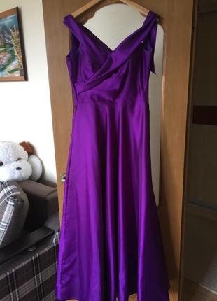 Фіолетова вечірня сукня ( на випускний чи будь-яку урочистість)