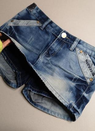 Спідниця-шорти джинс