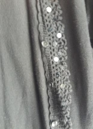 Кофта черная базовая marks &amp; spenser p.16 7
