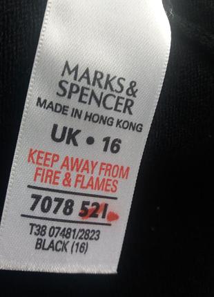Кофта черная базовая marks &amp; spenser p.16 6