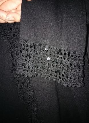Кофта черная базовая marks &amp; spenser p.16 3
