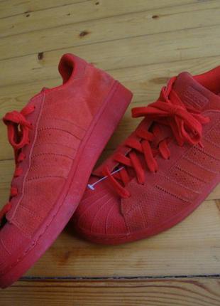 adidas gazelle silver green womens Adidas Superstar RT Low Suede Trainers UK10/US10.5/EU44.5 S79475 Triple Red   VintageTrainers