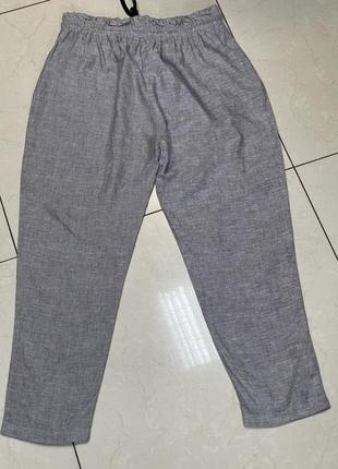 Італійські льняні брюки man2 фото