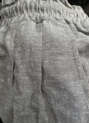Італійські льняні брюки man5 фото