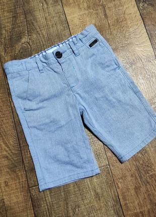 Шорти 104см шорті 92-98см шортики для хлопчика 2-3г класичні блакитні