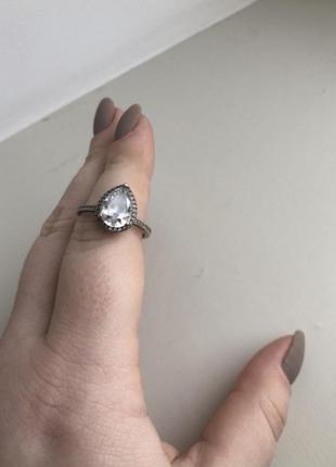 Серебряное кольцо pandora3 фото
