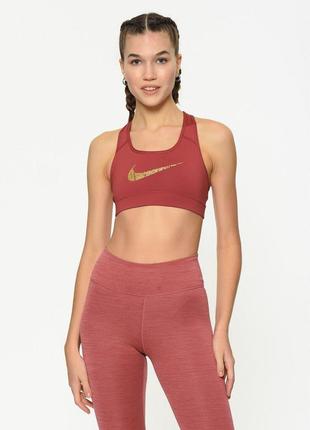 Топ женский nike vctry comp bra mtllc grx bv4907-661