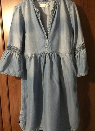 Джинсовое платье
