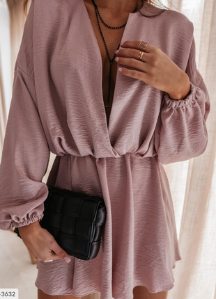 Стильное короткое платье американский креп разные цвета