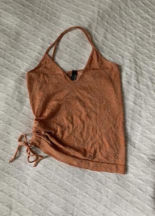 Эластичный топ с люрексом