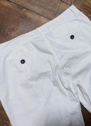 Штаны брюки белые женские m-l короткие летние демисезонные7 фото