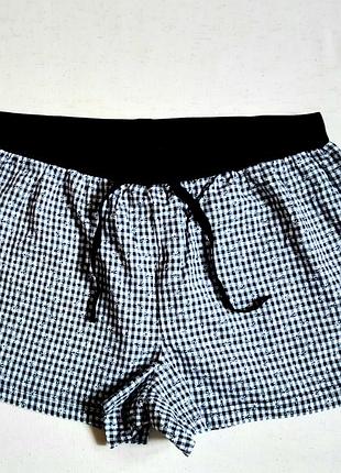 Чорно білі літні шорти gina benotti німеччина євророзмір 36/38