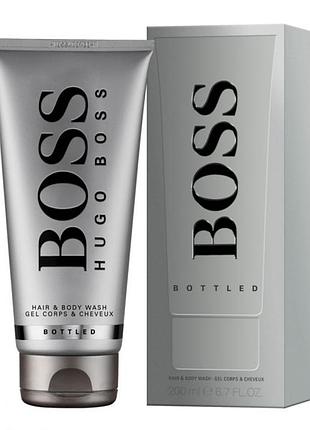 Гель для душа, шампунь для волос 2в1 мужской hugo boss, 200ml. оригинал