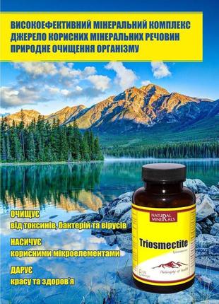 Triosmectite caps тріосмектит триосмектит сорбент cleance3 фото