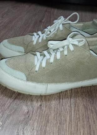 Удобные кеды - кожа+замш