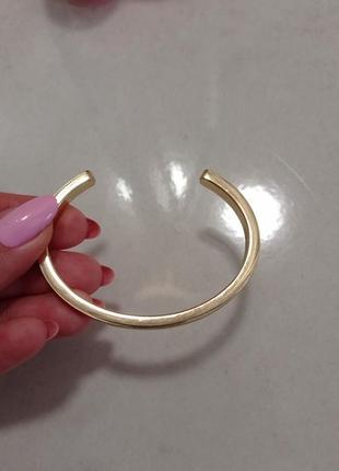 Стильный браслет украшение под золото сos1 фото