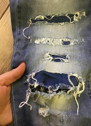 Штани джинси versace потерті5 фото