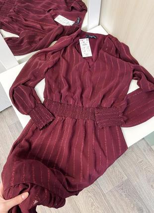 Нова сукня бордо в розмірі c-м1 фото