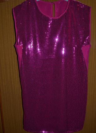 Шикарное  супер - сияющее платье - туника