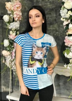 Футболка женская (турция) oversize 42-48