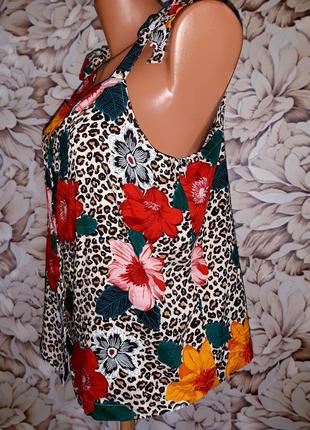 Літня майка в квітковий принт⚘