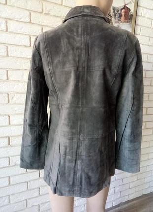 Кожанка замшевая, куртка , пиджак 12 marks & spencer  распродажа!2 фото