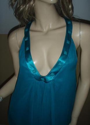 Erica davies шифоновый топ-туника р 46-48-50 дизайнерский топ из сша