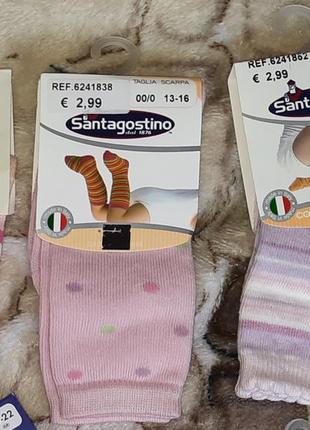 Высокие носки гольфы santagostino calzemania италия8 фото