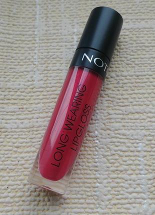 Блиск для губ note long wearing lipgloss тон 18 red tango