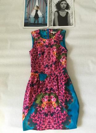 Платье в цветочный принт1 фото
