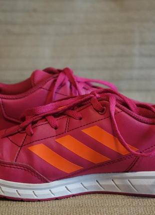 Яркие фирменные кроссовки цвета фуксии adidas 35 1/2 р.6 фото