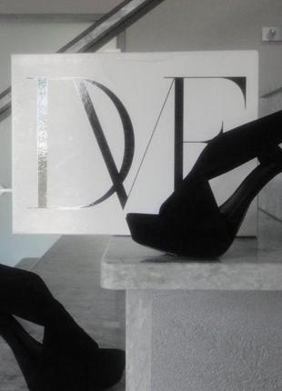 Diane von furstenberg черные босоножки р 39-40 оригинал2 фото