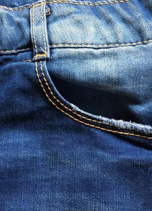 Красивая джинсовая юбка на девочку 11-12 лет, zara зара3 фото
