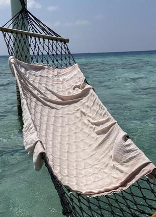 Полотенце пештемаль пляжное бамбук, 100см*180см, накидка на лежак. турция8 фото