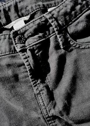 Чорна джинсова міні-спідниця h&m 3