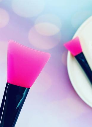 Силиконовая кисточка coringco black pink pack brush