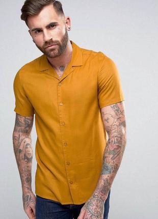 Сорочка гірчична zara