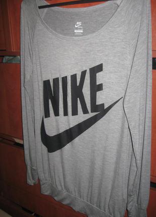 Реглан nike серый