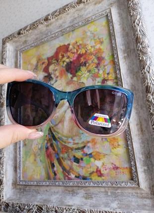 Эксклюзивные брендовые двухцветные солнцезащитные женские  очки4 фото