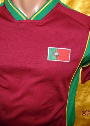 Спортивная футбольная футболка зб португалии .c&a .10-14 лет8 фото