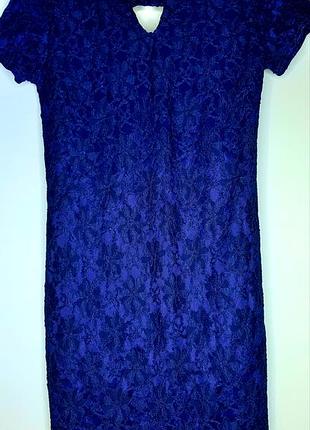 Платье синее 48р новое