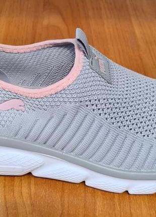 Кроссовки женские пума  (puma) тканевая сетка (без шнурка)