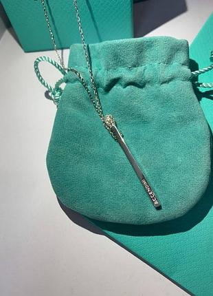 Подвеска спичка серебро