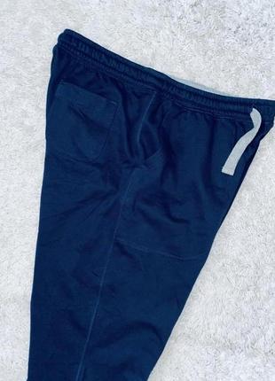 Темно синие мужские спортивные штаны брюки  оригинал f&f