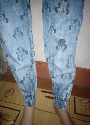 Женские штаны с минни маус5 фото