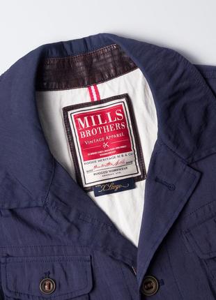 Mills brothers multipocket jacket workwear нейлоновая куртка -пиджак8 фото