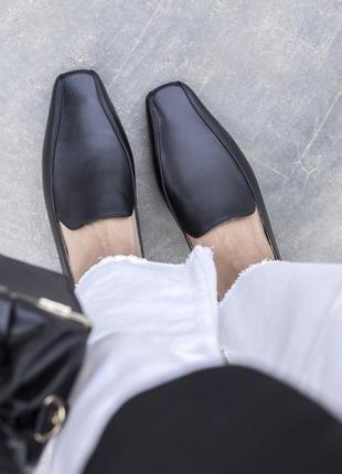 Шикарные кожаные туфли