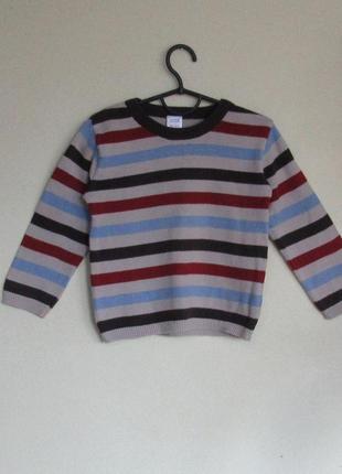 Детский свитер полосатый