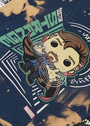 Кастом футболка тай дай доктор стрэндж марвел doctor strange marvel comics